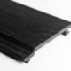 black woodgrain composite cladding